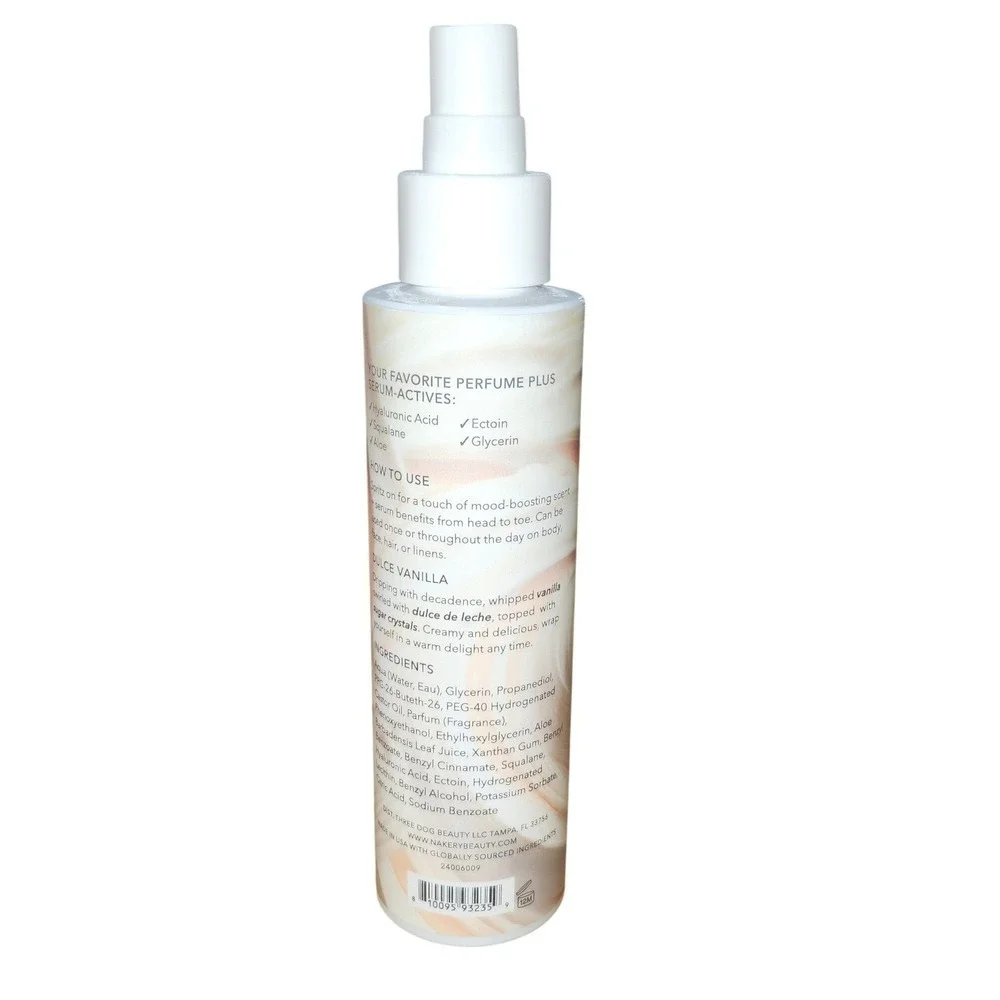 N. Beauty‎ Dulce Vanilla Hyaluronic Fragrance Mist 5.07oz Hydrate Plump NEW